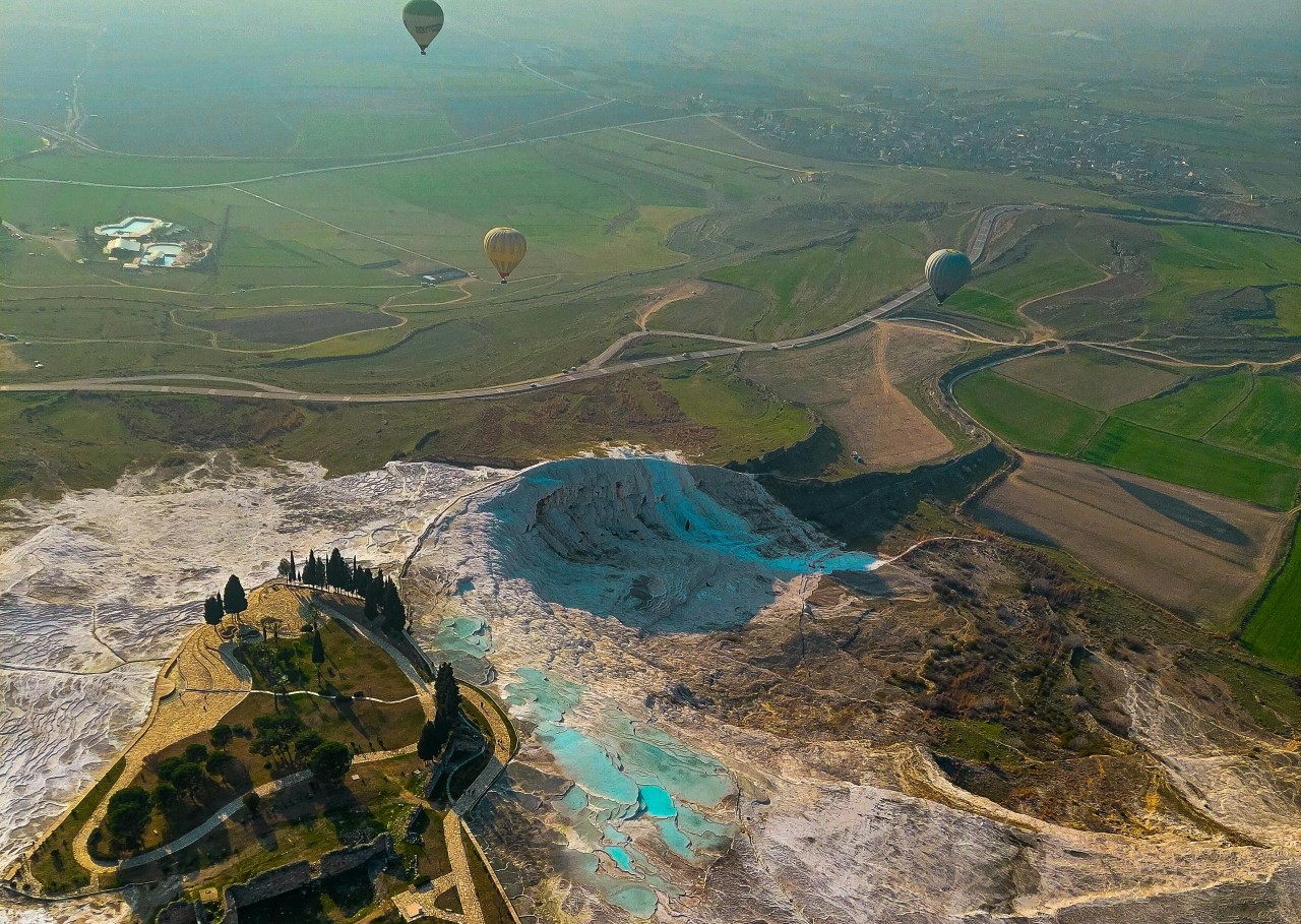 Pamukkale Birds Eye View