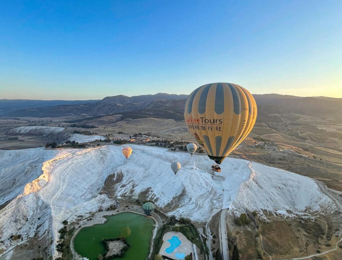 Vuelo en globo aerostático en Pamukkale