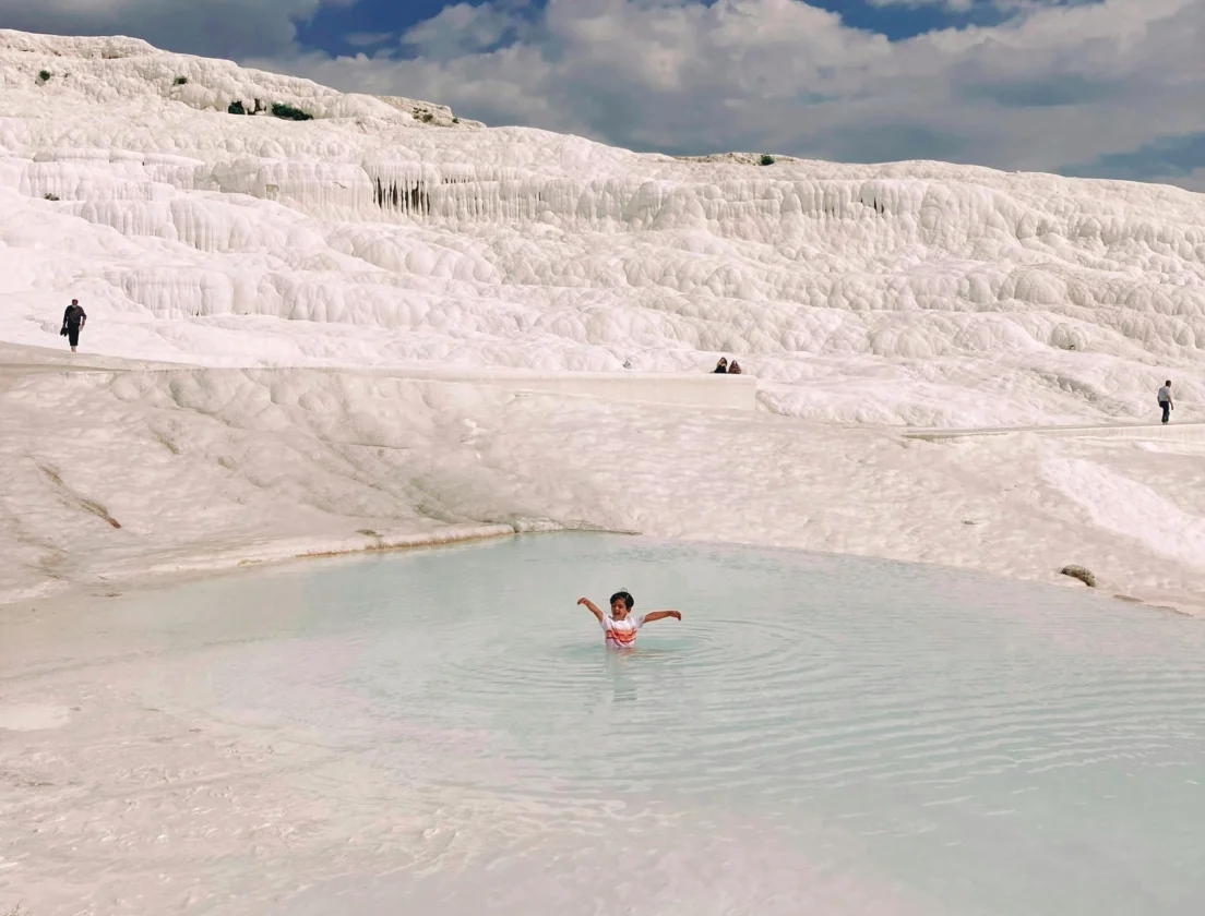 Terrazas de Travertino Blanco de Pamukkale