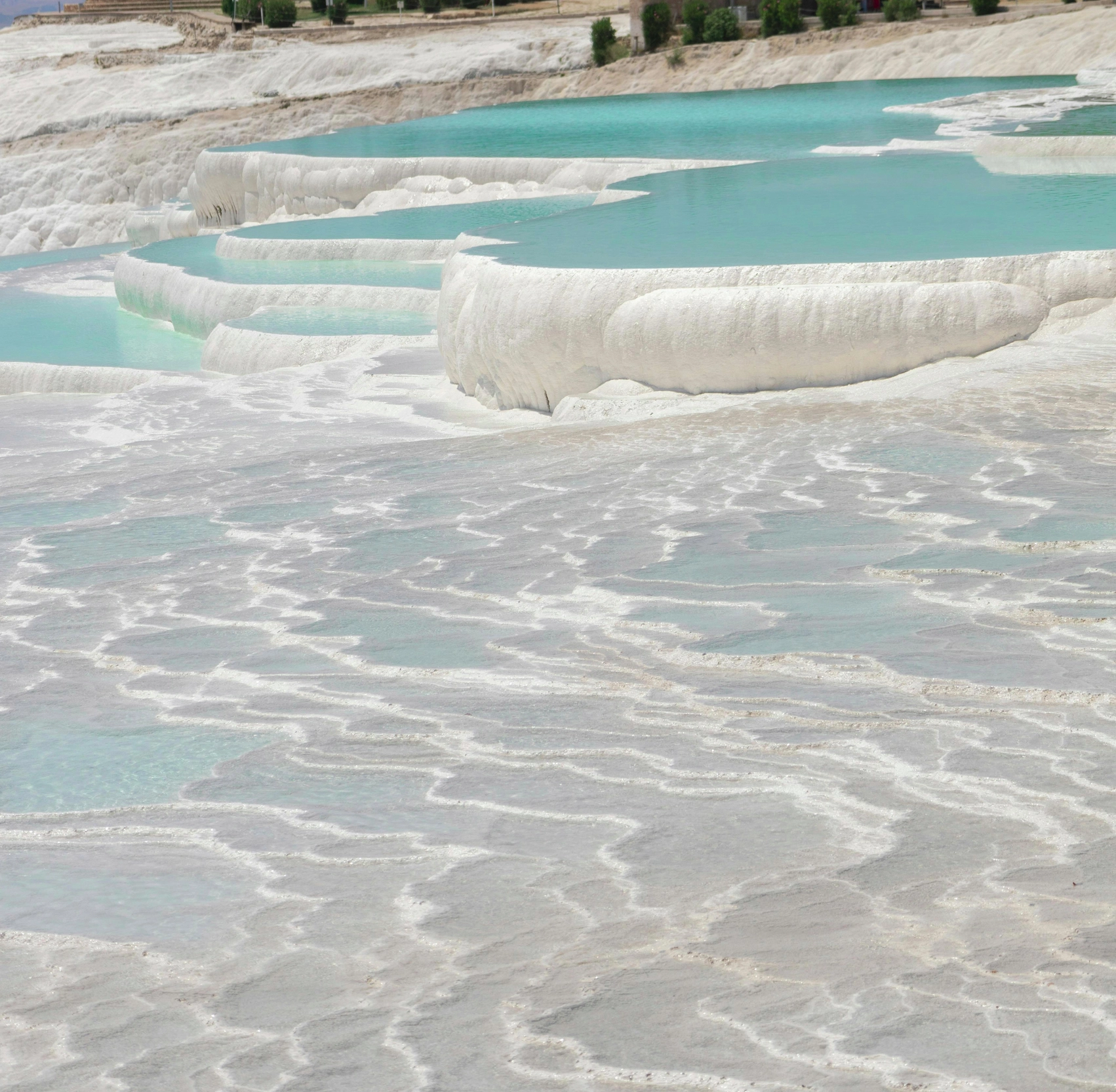 Terrazas de Travertino Blanco de Pamukkale